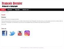 Tablet Screenshot of francoisbernier.com